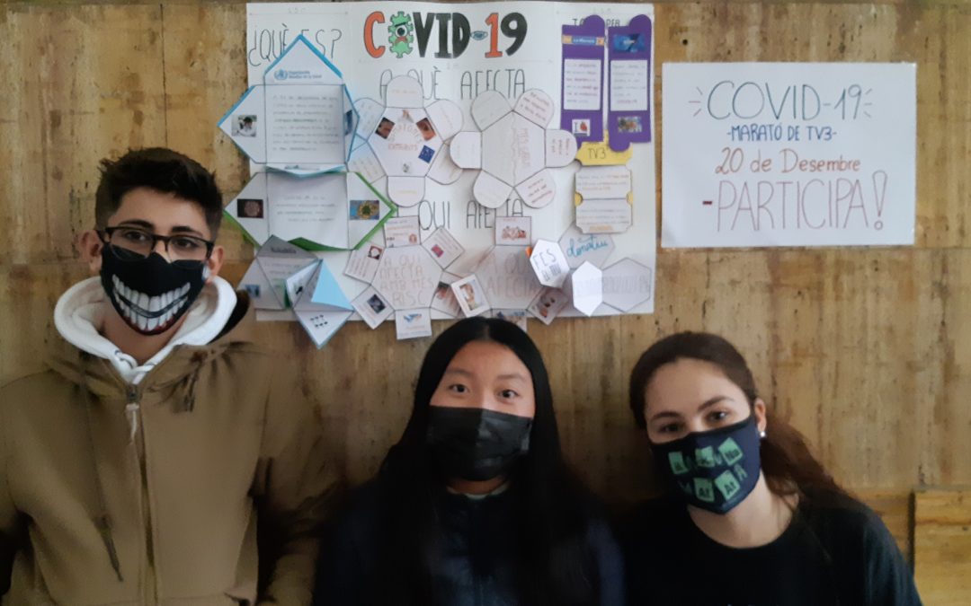 COVID 19. La Marató de TV3 2020. FES EL TEU DONATIU. PARTICIPA-HI! Campanya promuguda per 3r d’ESO.