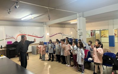STORY TIME with the 2nd grade students.
